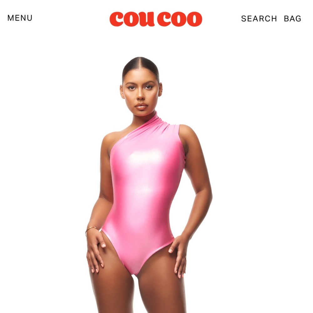 Coucoo JANI BODYSUIT - ROSEWATER FIZZ/PINK Sz L